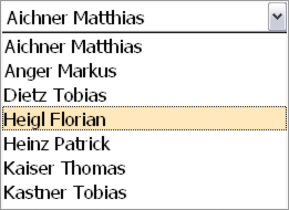 Schüler auswählen